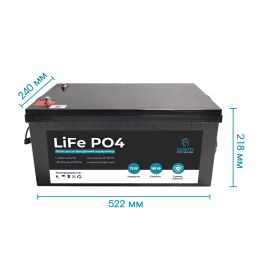 Акумулятор LiFePo4 25.6V 100Ah (2560Wh)