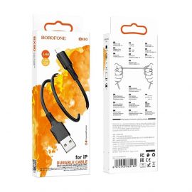 Кабель USB Lightning Borofone BX-80 (1m / 2.4A)