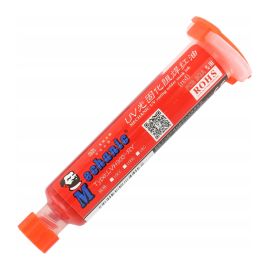 Паяльна маска Mechanic з УФ-затвердінням UVH900-RY (Червона 10 ml)