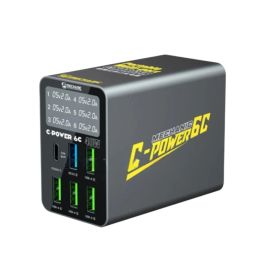Зарядний пристрій Mechanic C-Power 6C (3 USB-A + USB QC3.0 + PD USB-C) 40W