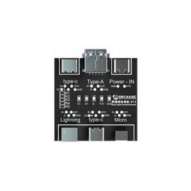 Тестер кабелів живлення та синхронізації Mechanic DT3 (Lightning / USB Type-C / Micro USB)