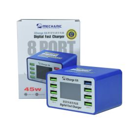 Зарядний пристрій Mechanic iCharge 8A (7 USB 2.4A + 1 QC3.0 45W)