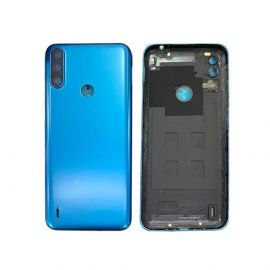 Задня частина корпусу Motorola Moto E7 Power / E7i Power Blue (з склом камери)