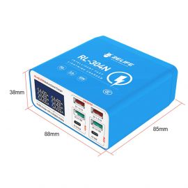 Зарядний пристрій RELIFE RL-304N (4 USB-A / 2 USB-C / 18W QC / PD 20-45W)