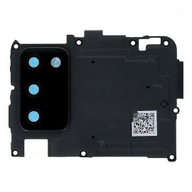 Скло камери Samsung Galaxy A02S SM-A025 / Galaxy A03S SM-A037 Black (з рамкою)