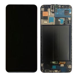 Дисплей Samsung Galaxy A50 SM-A505 OR (Assembled Service Pack) with frame Black