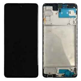 Дисплей Samsung Galaxy M51 SM-M515 OR (Assembled Service Pack) with frame Black