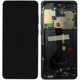 Дисплей Samsung Galaxy S20 Plus SM-G986B/F OLED with frame Black (REPART)