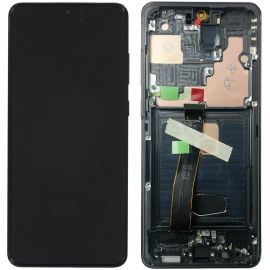 Дисплей Samsung Galaxy S20 Ultra SM-G988B/F OLED with frame Black (REPART)