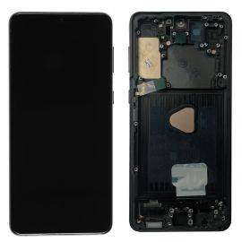 Дисплей Samsung Galaxy S21 Plus SM-G996B/F OLED with frame Black (REPART)