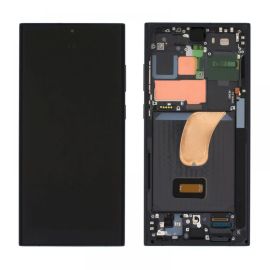 Дисплей Samsung Galaxy S23 Ultra SM-S918 OLED with frame Black