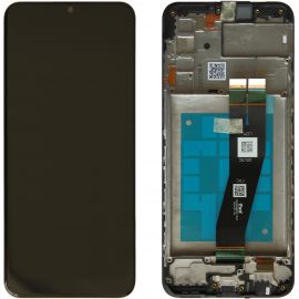 Дисплей Samsung Galaxy A02S SM-A025G NFC OR 100% (Service Pack) (163mm) with frame Black