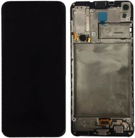 Дисплей Samsung Galaxy A21S SM-A217 OR 100% (Service Pack) with frame Black