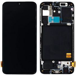 Дисплей Samsung Galaxy A40 SM-A405 OR 100% (Service Pack) with frame Black