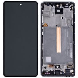 Дисплей Samsung Galaxy A52 SM-A525 / SM-A526 / SM-A528 OR 100% (Service Pack) with frame White