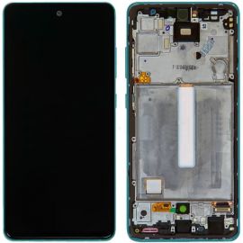 Дисплей Samsung Galaxy A52 SM-A525 / SM-A526 / SM-A528 OR 100% (Service Pack) with frame Blue