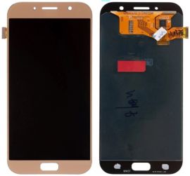 Дисплей Samsung Galaxy A7 2017 SM-A720 OLED Gold (без логотипу)