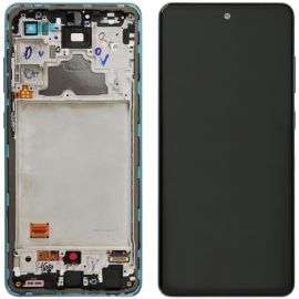 Дисплей Samsung Galaxy A72 SM-A725 / SM-A726 OR 100% (Service Pack) with frame Blue