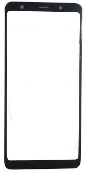 Скло дисплея Samsung Galaxy A7 2018 SM-A750 Black (для переклеювання)