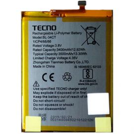 Акумулятор BL-34CT (3500mAh) для Tecno Spark 3 / Camon 11S