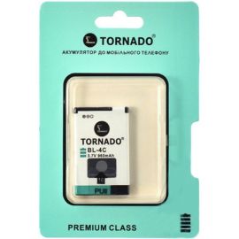Акумулятор TORNADO для Nokia BL-4C (960mAh)