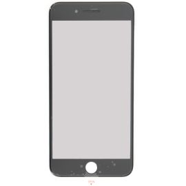 Скло дисплея IPhone 8 Plus (5.5") для переклеювання з рамкою та OCA Black