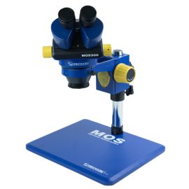 Мікроскоп тринокулярний Mechanic MOS300-B11 (6X-45X) WF10X/25  з підсвіткою LS5