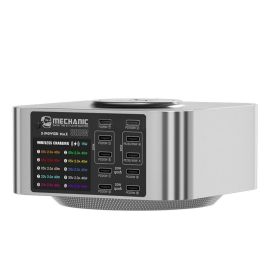 Зарядний пристрій Mechanic X-Power Max (10 PD USB-C + Бездротова зарядка) 300W