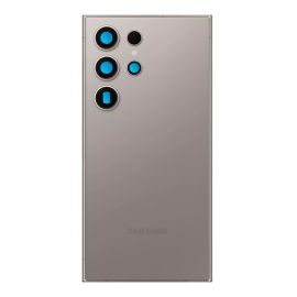Задня частина корпусу Samsung Galaxy S24 Ultra SM-S928 Titanium Gray (з склом камери)