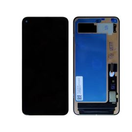 Дисплей Google Pixel 5 complete with frame Black Original (REF)