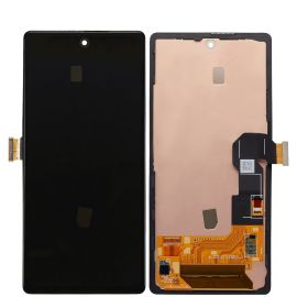Дисплей Google Pixel 6A complete OLED with frame Black