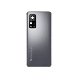 Задня частина корпусу Xiaomi Mi 10T / Mi 10T Pro Lunar Silver (з склом камери) Original (PRC)