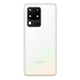Задня частина корпусу Samsung Galaxy S20 Ultra SM-G988 White (з склом камери) Original (PRC)