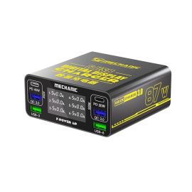 Зарядний пристрій Mechanic F-Power 6P (2 USB-A + 2 USB-A QC3.0 + 2 PD USB-C) 87W