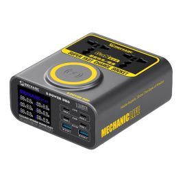 Зарядний пристрій Mechanic S-Power Pro (2 USB-A QC3.0 + 4 USB-C PD + Бездротова зарядка) 135W