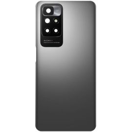 Задня частина корпусу Xiaomi Redmi 10 / Redmi 10 Prime Carbon Gray (з склом камери) Original (PRC)