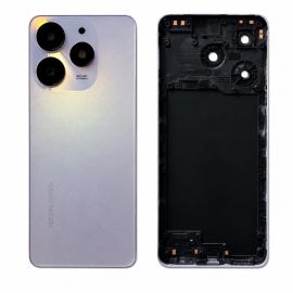Задня частина корпусу Tecno Spark 10 Pro White (+ середня частина з склом камери) Original (PRC)
