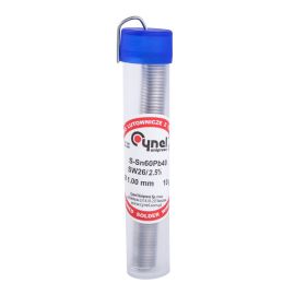 Припій CYNEL 1mm Flux - 2.5% (60Sn + 40Pb) 10g