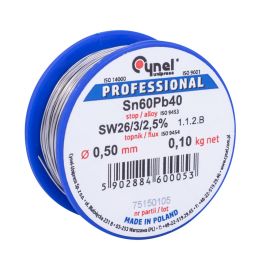 Припій CYNEL 0.5mm Flux - 2.5% (60Sn + 40Pb) 100g