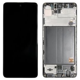 Дисплей Samsung Galaxy A51 SM-A515 OR (Assembled Service Pack) with frame Black