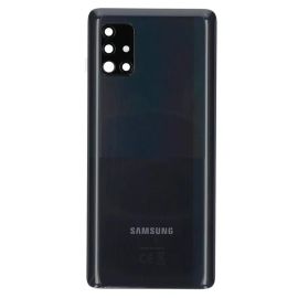 Задня частина корпусу Samsung Galaxy A51 SM-A515 Black (з склом камери) Original (PRC)