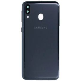 Задня частина корпусу Samsung Galaxy M20 2019 SM-M205 Black (з склом камери) Original (PRC)