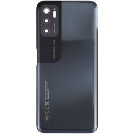 Задня частина корпусу Xiaomi Poco M3 Pro 5G Black (з склом камери) Original (PRC)