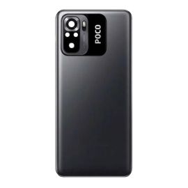 Задня частина корпусу Xiaomi Poco M5s Black (з склом камери) Original (PRC)