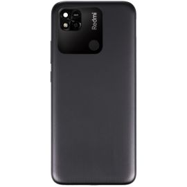 Задня частина корпусу Xiaomi Redmi 10A Charcoal Black (з склом камери) Original (PRC)