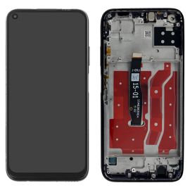 Дисплей Huawei P40 Lite / Nova 7i / Nova 6 SE complete with frame Black Original (OEM)