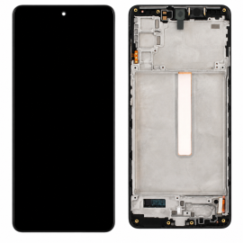 Дисплей Samsung Galaxy M52 5G SM-M526 OR (Assembled Service Pack) with frame Black