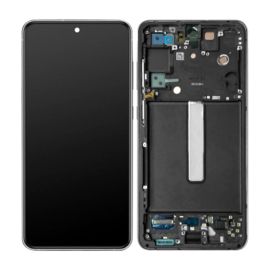 Дисплей Samsung Galaxy S21 FE SM-G990B OR (Assembled Service Pack) with frame Gray