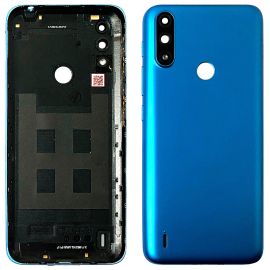 Задня частина корпусу Motorola Moto E7 Power / E7i Power Blue Original (PRC)