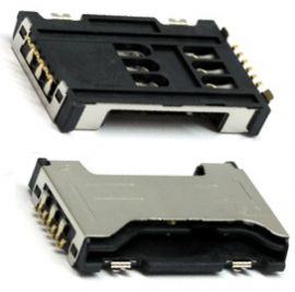 SIM Конектор для Samsung Galaxy S Duos GT-S7562 / C6712